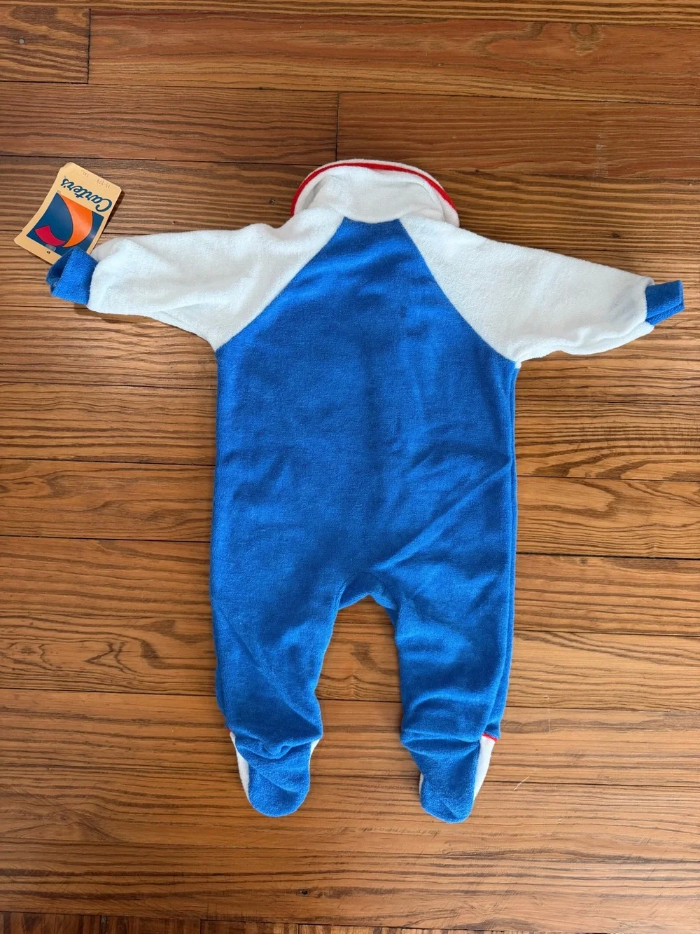 Vintage 1980’s Carters Baby Romper Footed Airplane Made in USA NOS NWT
